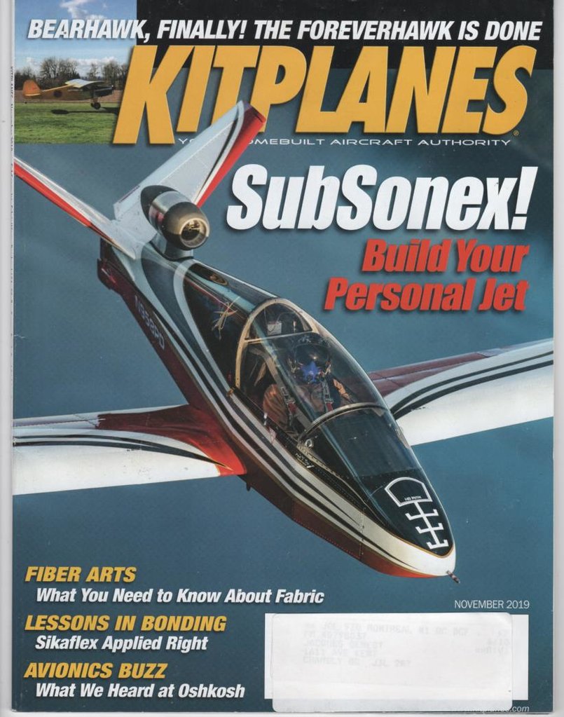 KITPLANES, Magazine, Cover Page, 2019 November.jpeg