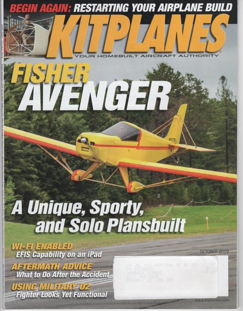 KITPLANES, Magazine, Cover Page, 2019 Octobre.jpeg